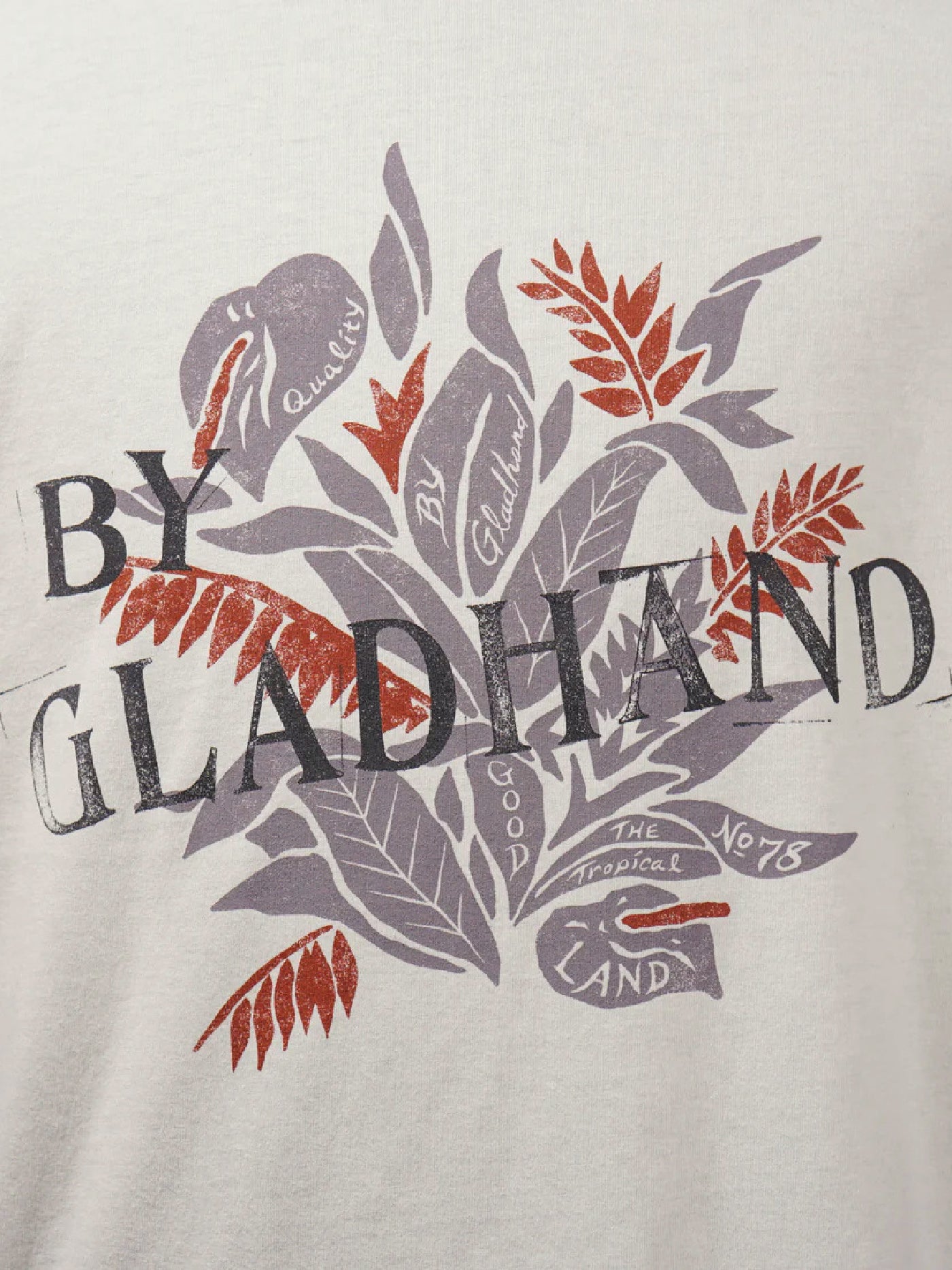 【3.13 (Fri) Release】GLADHAND & Co. | TROPICAL - S/S T-SHIRTS / BYGH6114 - White