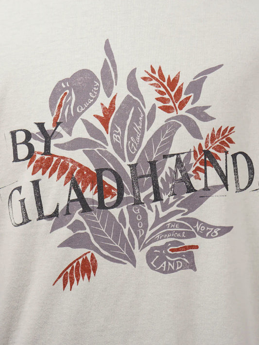 【3.13 (Fri) Release】GLADHAND & Co. | TROPICAL - S/S T-SHIRTS / BYGH6114 - White