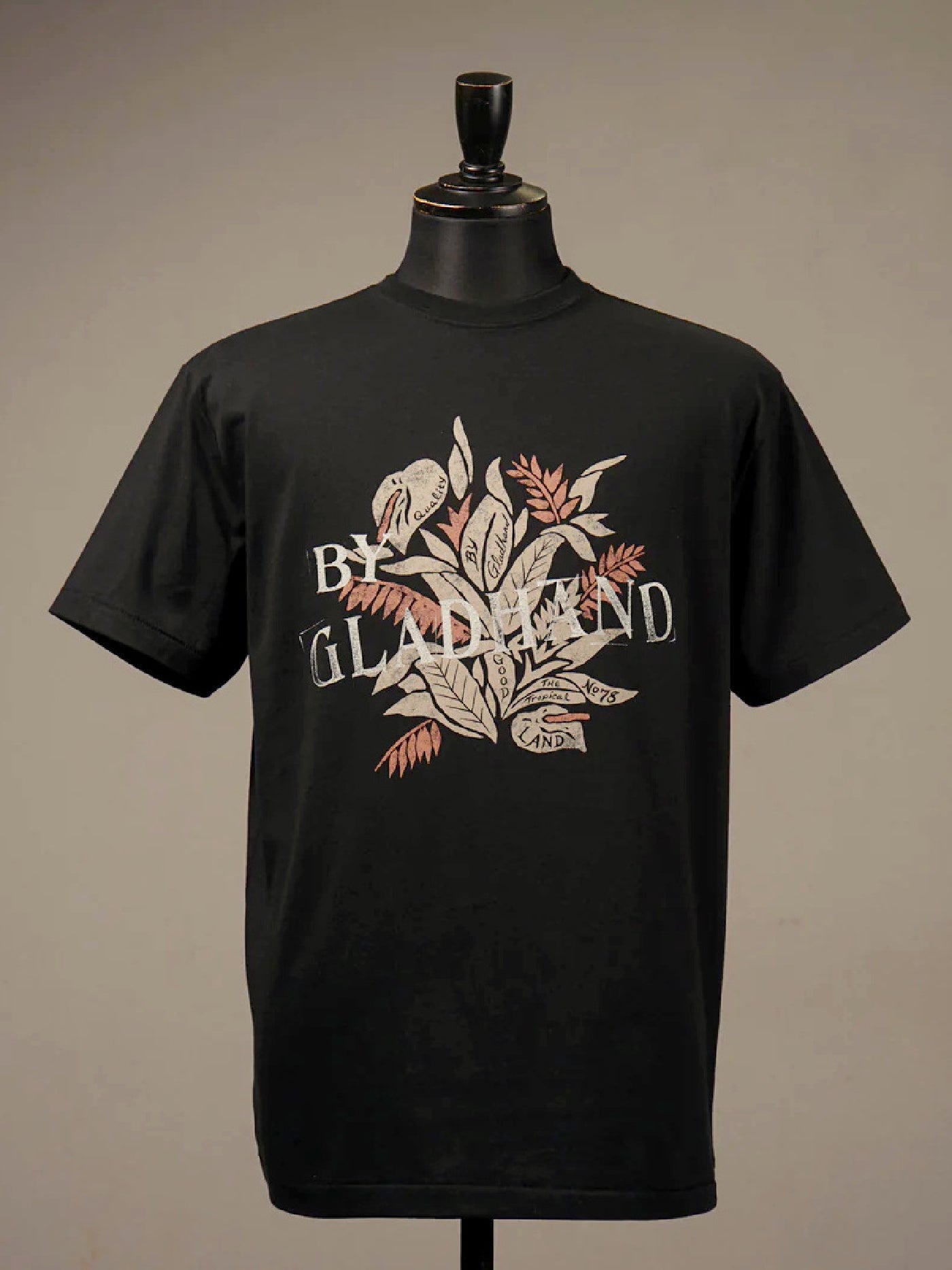 【3.13 (Fri) Release】GLADHAND & Co. | TROPICAL - S/S T-SHIRTS / BYGH6114 - Black