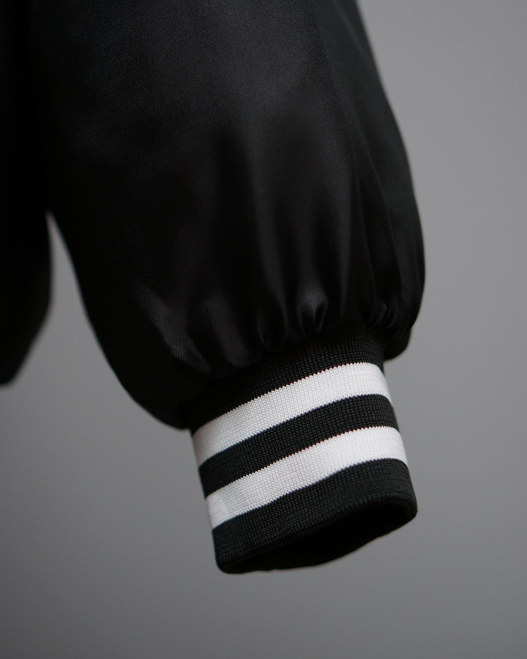 PORKCHOP | SATIN SPORT JKT - Black