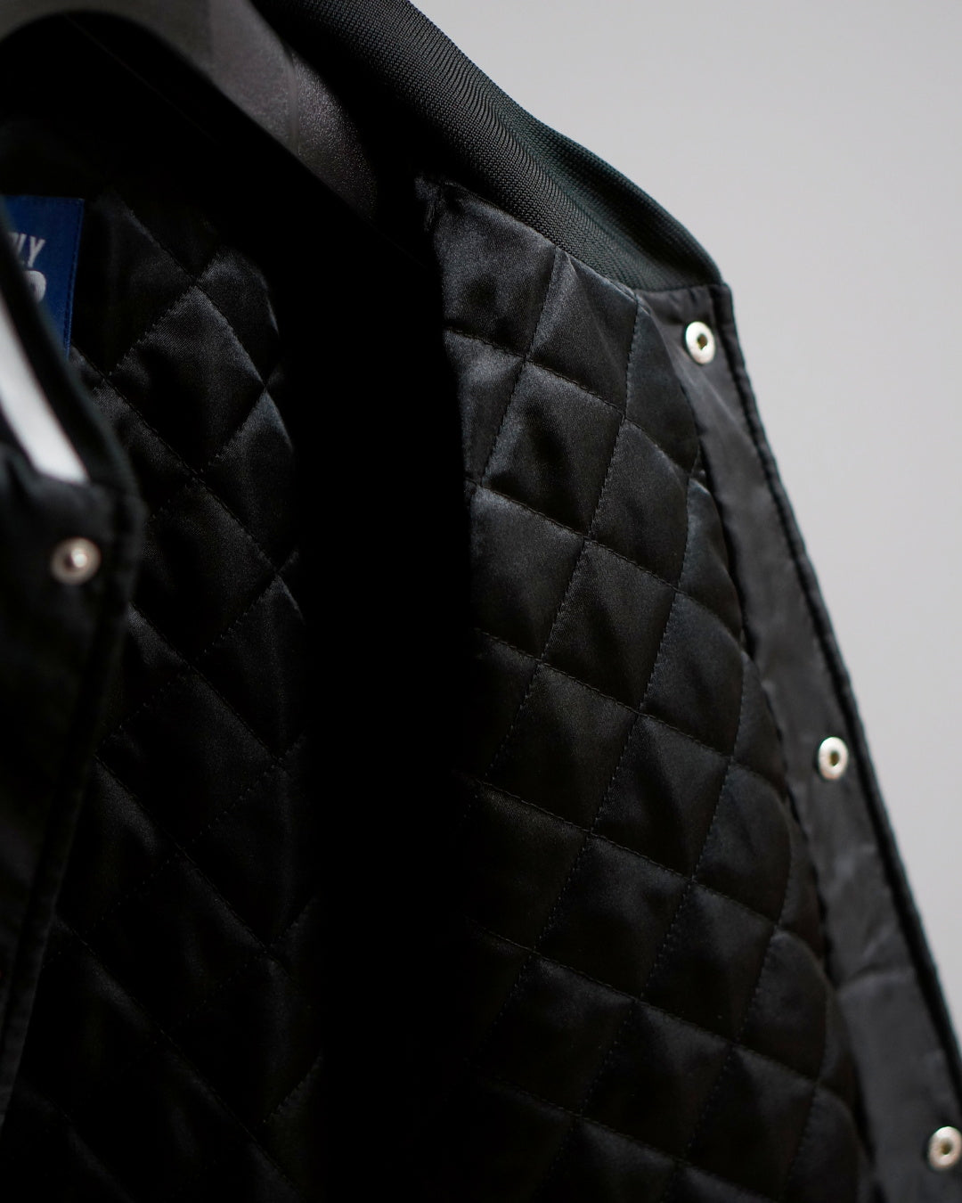 PORKCHOP | SATIN SPORT JKT - Black