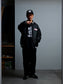 PORKCHOP | SATIN SPORT JKT - Black