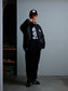 PORKCHOP | SATIN SPORT JKT - Black