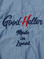 【9.20 (Sat) 12:00 Release】GOOD HELLER | CHAMBRAY WESTERN EMBROIDERY L/S SHIRT
