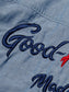 【9.20 (Sat) 12:00 Release】GOOD HELLER | CHAMBRAY WESTERN EMBROIDERY L/S SHIRT