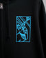 PORKCHOP | O.P. SQUARE ZIP UP HOODIE - Black