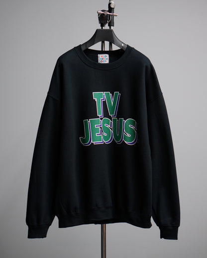 MAD MOUSE COMIC | TV JESUS SWEAT - Black