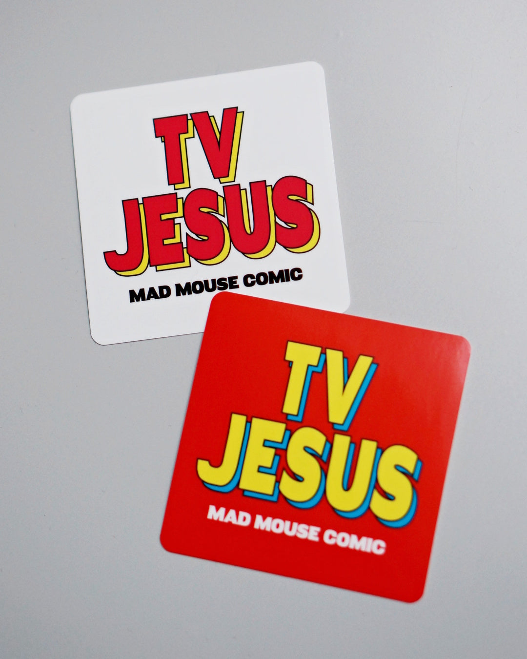 MAD MOUSE COMIC | TV JESUS SWEAT - Blue