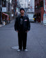 PORKCHOP | SATIN SPORT JKT - Black