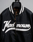 MAD MOUSE COMIC | Reversible Stadium Jacket - Black