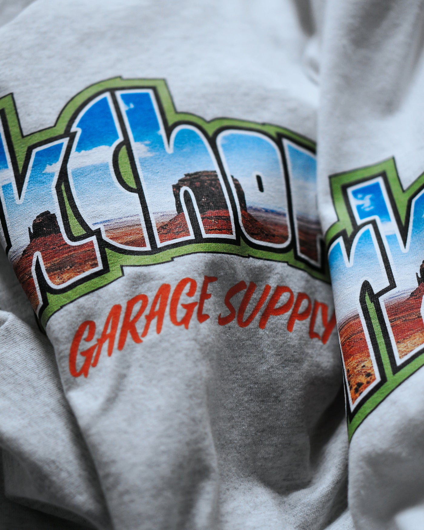 PORKCHOP | MV LOGO TEE - Ash Gray