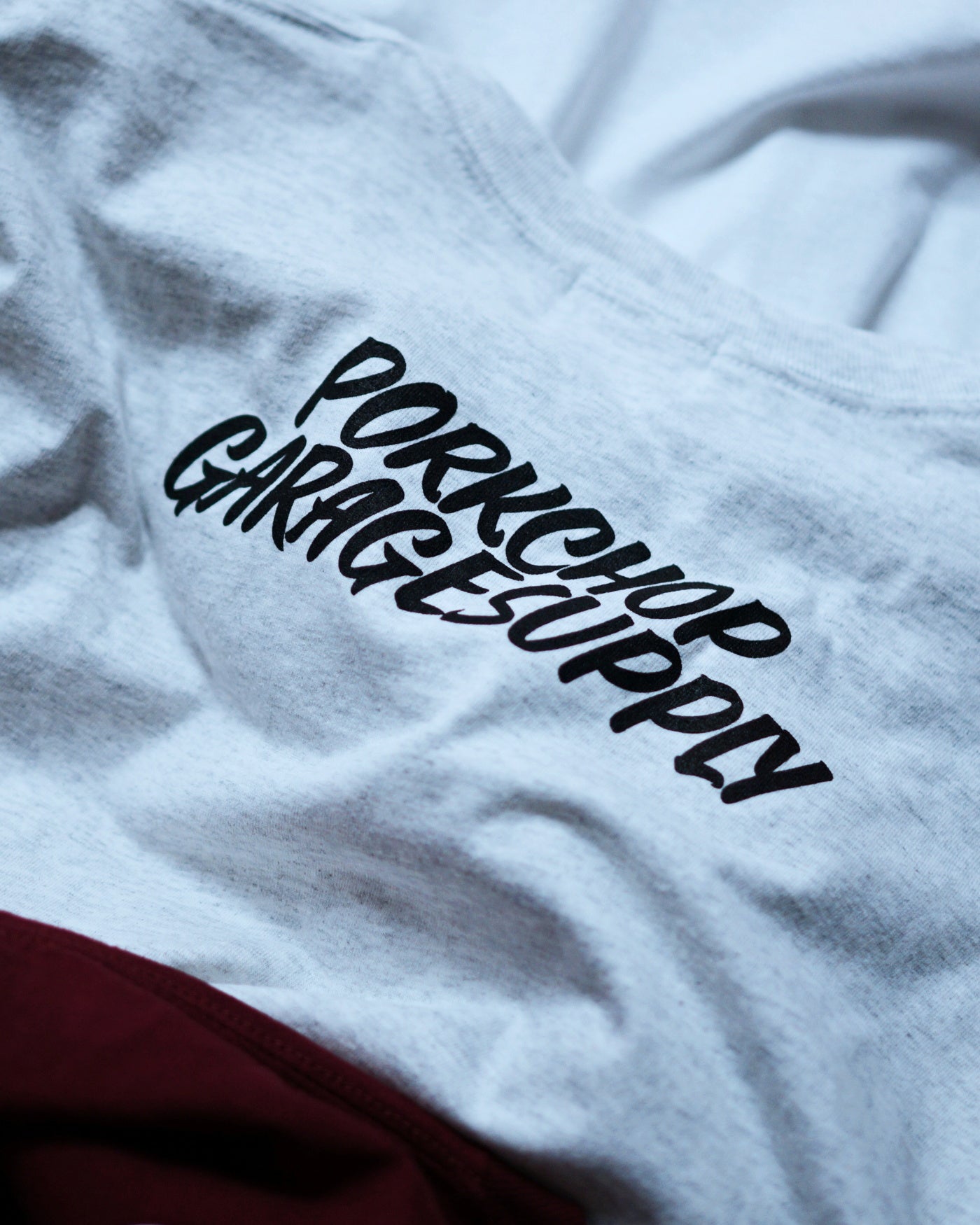 【5.3 (Fri) 12:00 Release.】PORKCHOP | MV LOGO TEE - Ash Gray