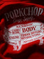 PORKCHOP | PORK BACK HOODIE - Red/White
