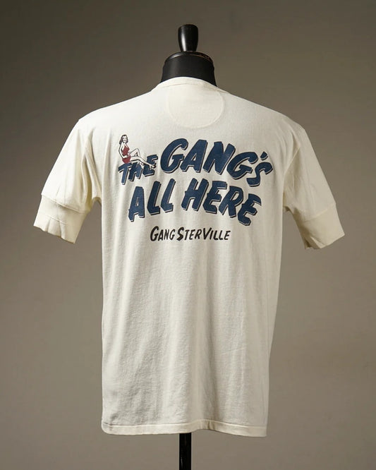 GANGSTERVILLE | THE GANG'S ALL HERE - S/S T-SHIRTS - White