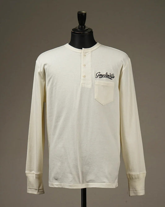 GANGSTERVILLE | THE SCARLET - L/S HENRY T-SHIRTS - White