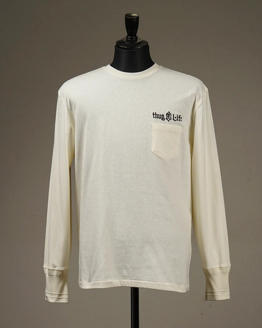 GANGSTERVILLE | SACRED HEART - L/S T-SHIRTS - White