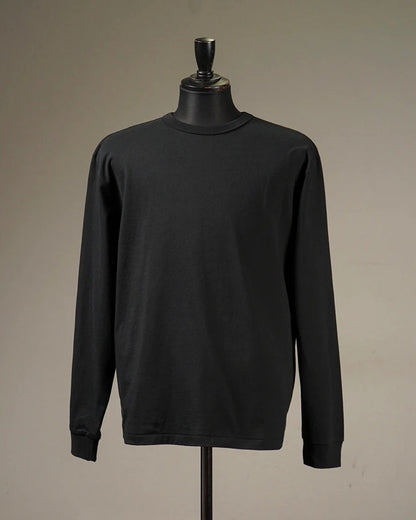 GLADHAND & Co. | HEAVY WEIGHT BINDER NECK L/S T-SHIRTS - Black