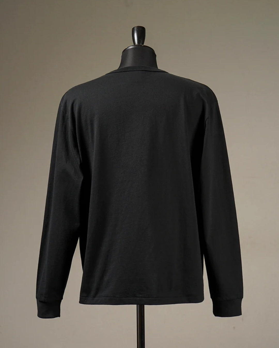 GLADHAND & Co. | HEAVY WEIGHT BINDER NECK L/S T-SHIRTS - Black