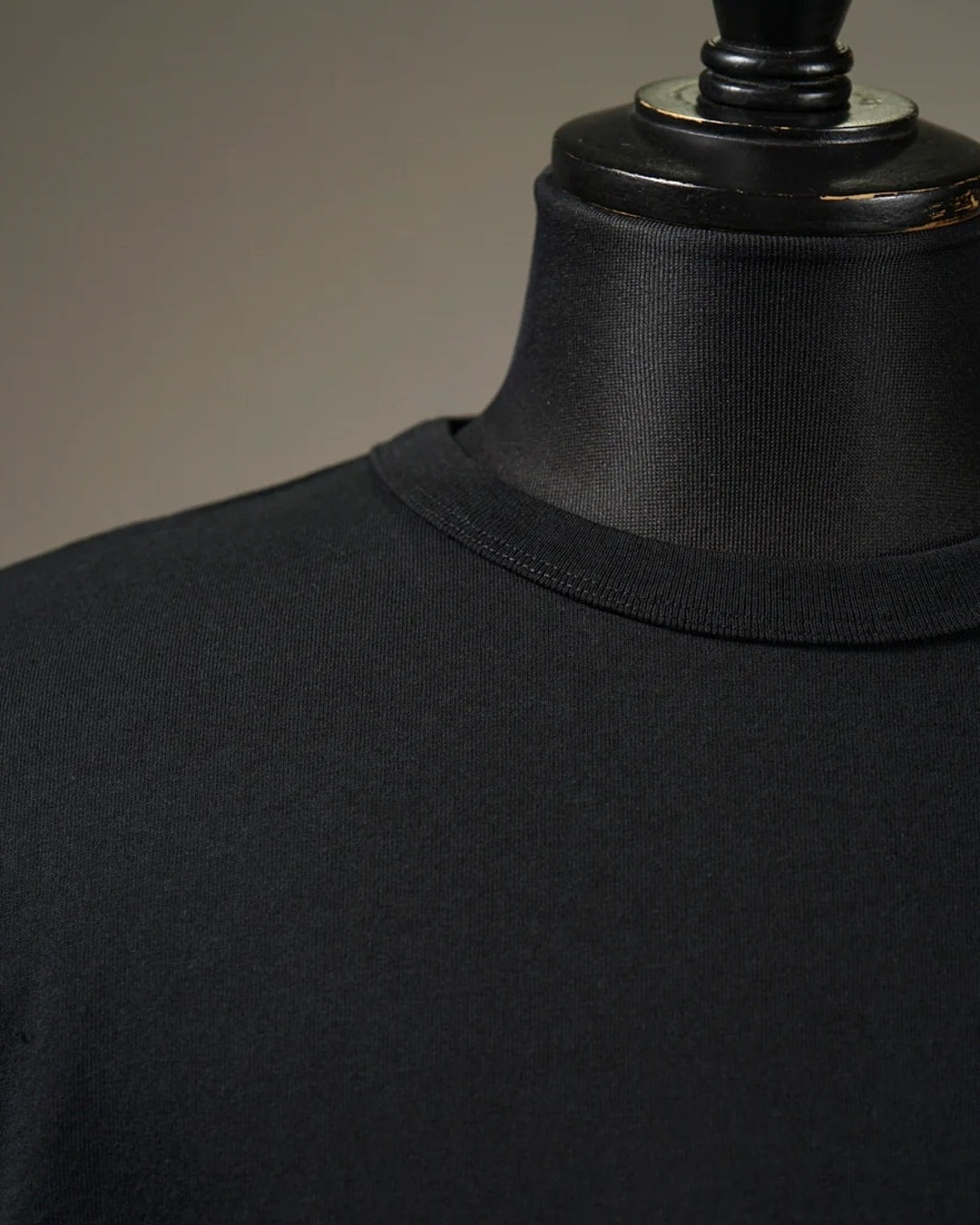 GLADHAND & Co. | HEAVY WEIGHT BINDER NECK L/S POCKET T-SHIRTS - Black