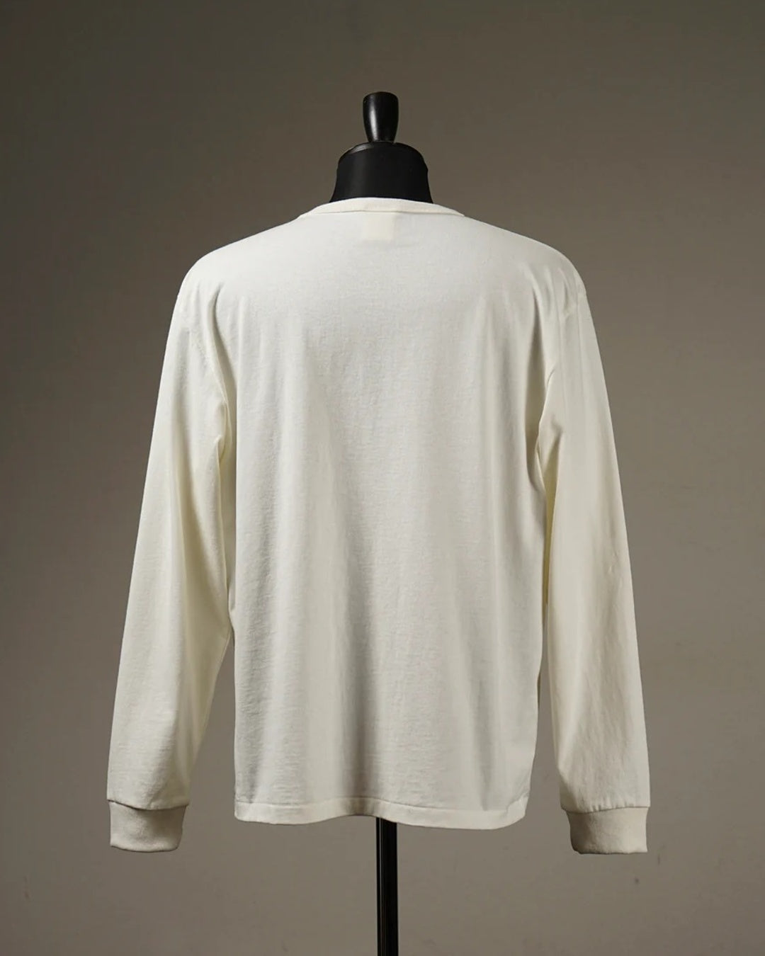 GLADHAND & Co. | HEAVY WEIGHT BINDER NECK L/S POCKET T-SHIRTS - White