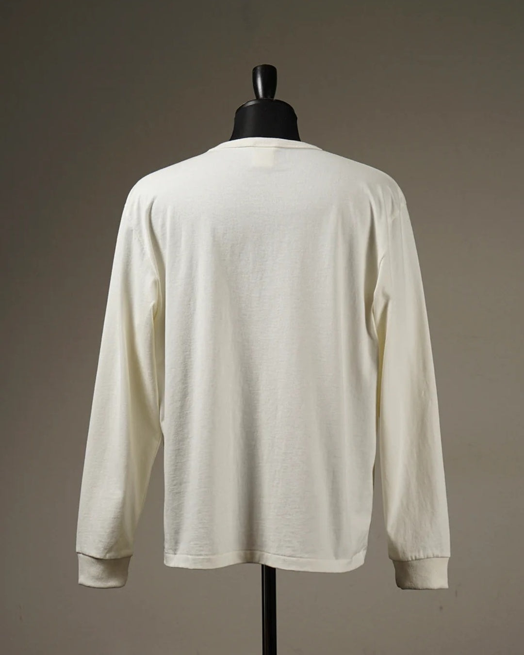 GLADHAND & Co. | HEAVY WEIGHT BINDER NECK L/S T-SHIRTS - White