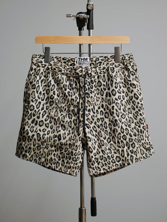 【5.7 (Tue) Release.】THM | LEOPARD EASY SHORTS 2024 - Beige