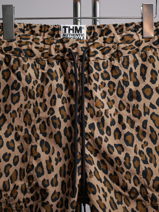 【5.7 (Tue) Release.】THM | LEOPARD EASY SHORTS 2024 - Brown