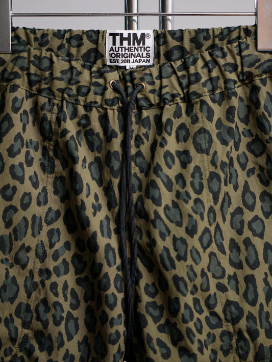 【5.7 (Tue) Release.】THM | LEOPARD EASY SHORTS 2024 - Olive