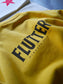 【2.25 (Tue) 12:00 Release】FLUTTER | Pigment Dye Origin logo B/S Sweat - Mustard