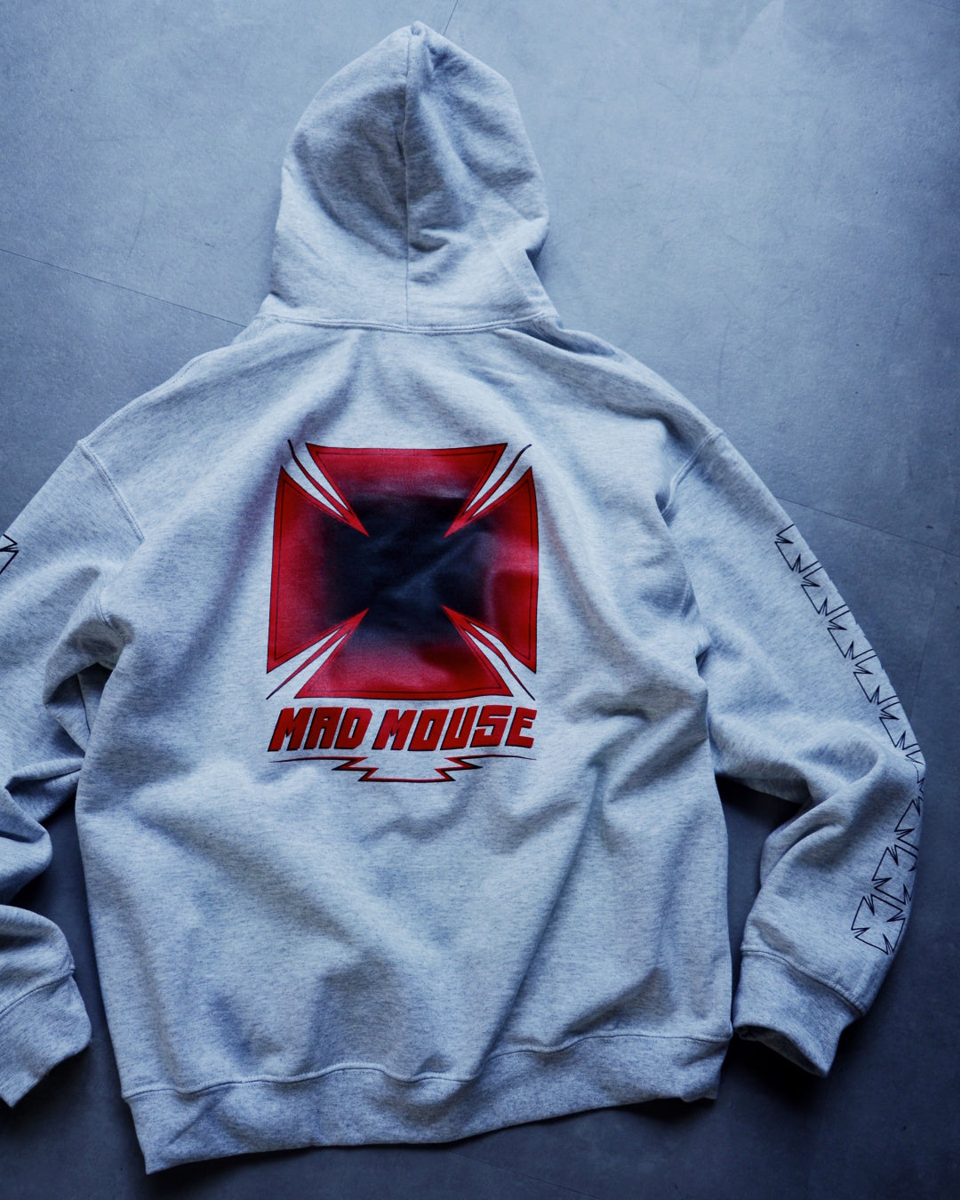 MAD MOUSE COMIC | TH HOODIE - Ash Gray