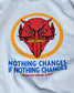 PORKCHOP | NOTHING DEVIL L/S TEE - White