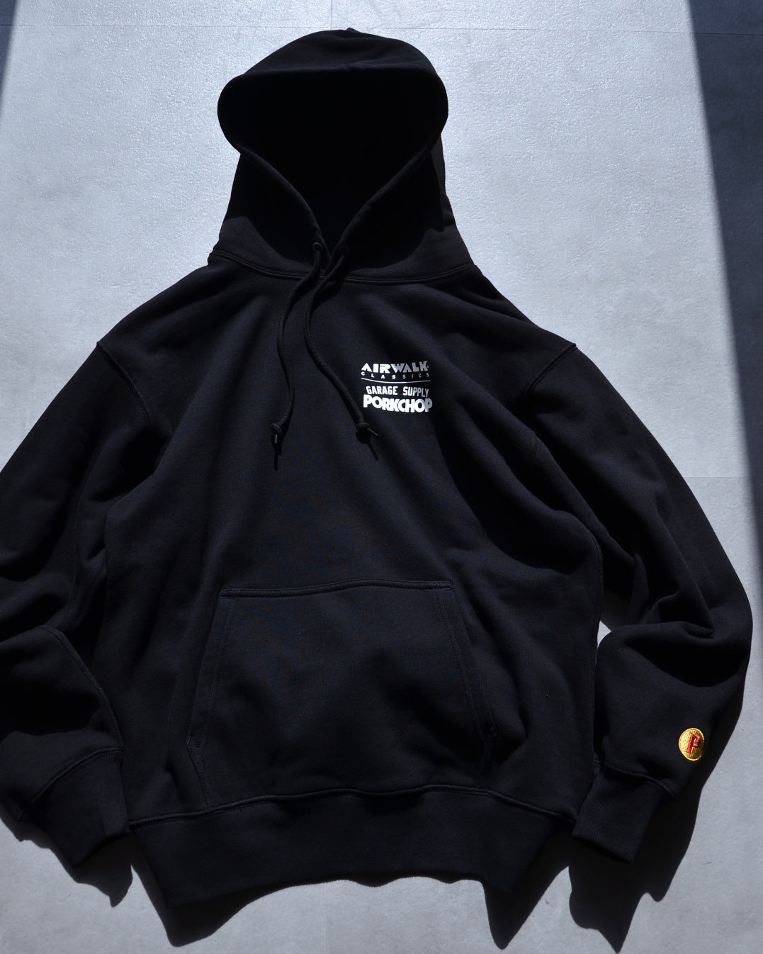 PORKCHOP | AIR PORK HOODIE - Black
