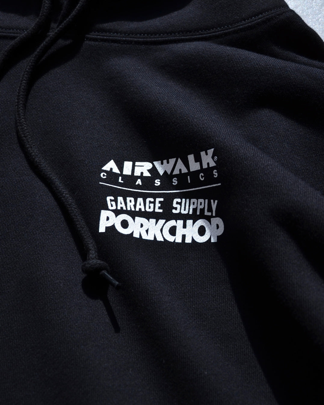 PORKCHOP | AIR PORK HOODIE - Black