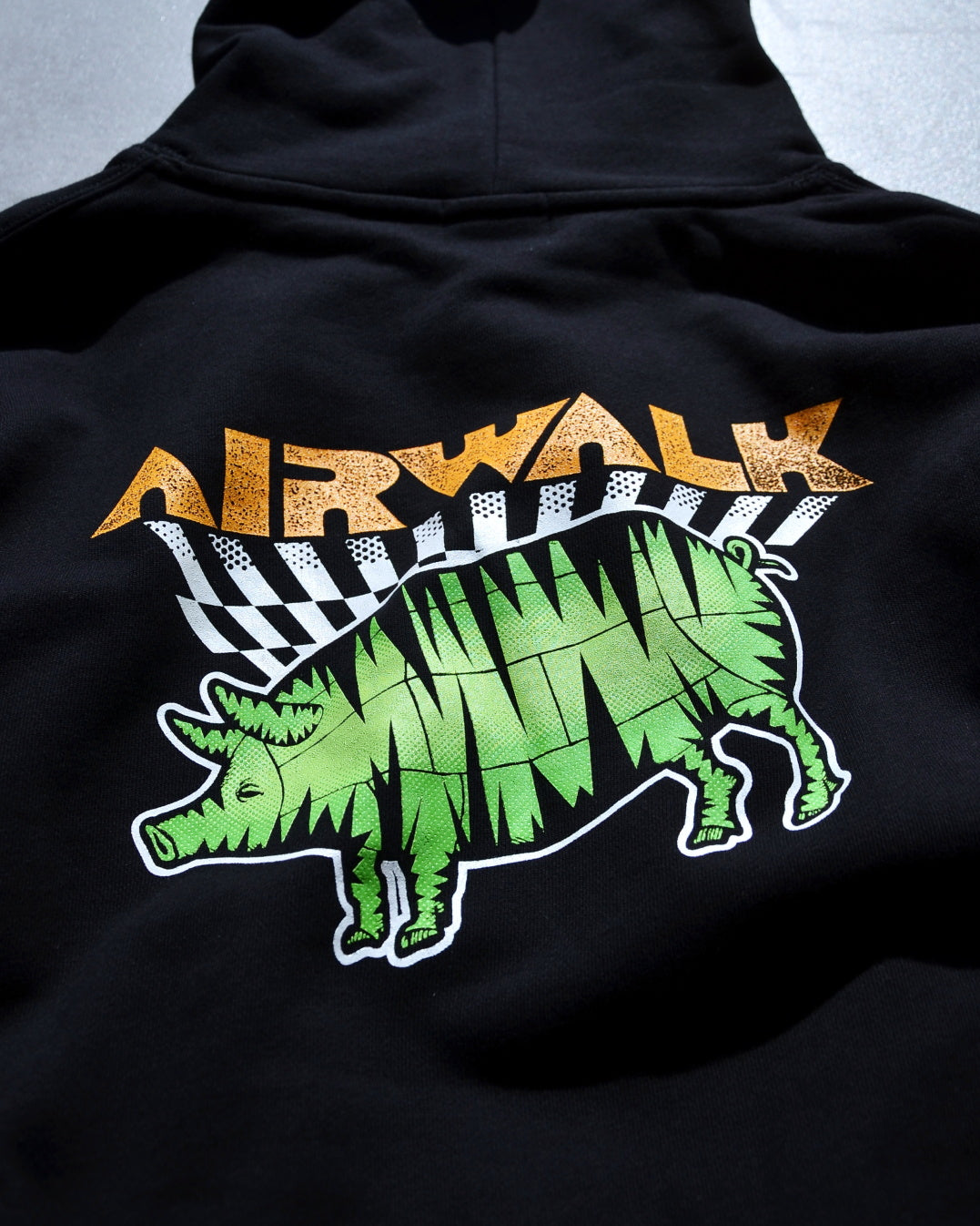 PORKCHOP | AIR PORK HOODIE - Black