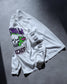 PORKCHOP | AP SKELETON L/S TEE - White