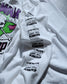 PORKCHOP | AP SKELETON L/S TEE - White