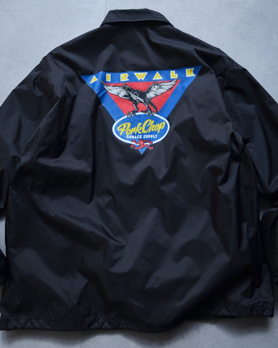 PORKCHOP | AP TRIANGLE COACH JKT - Black