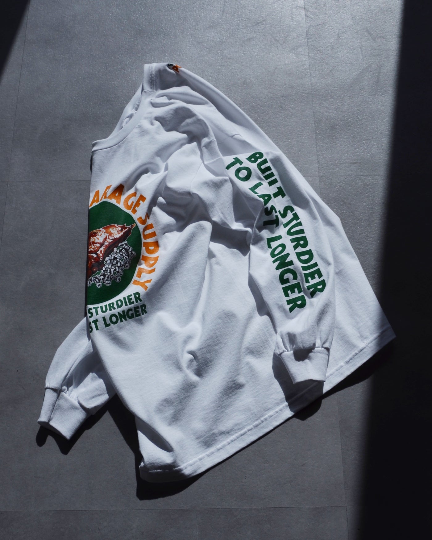 PORKCHOP | PC&SCREW L/S TEE - White