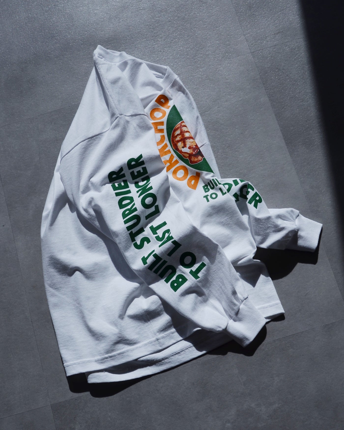 PORKCHOP | PC&SCREW L/S TEE - White