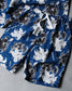 GOOD HELLER | FIRE FLOWER PATTERN EASY SHORTS - Navy