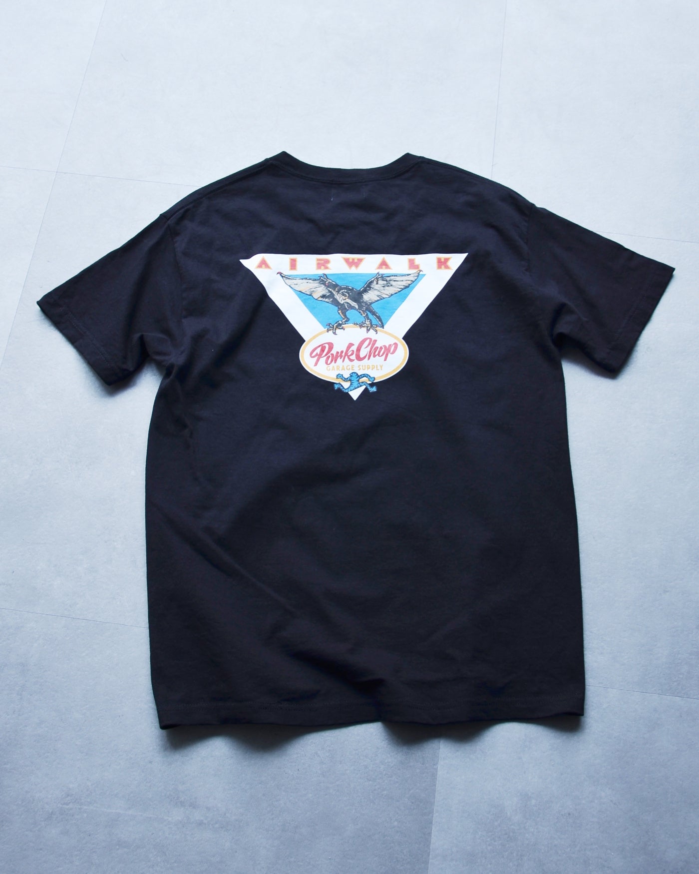 PORKCHOP | AP TRIANGLE TEE - Black