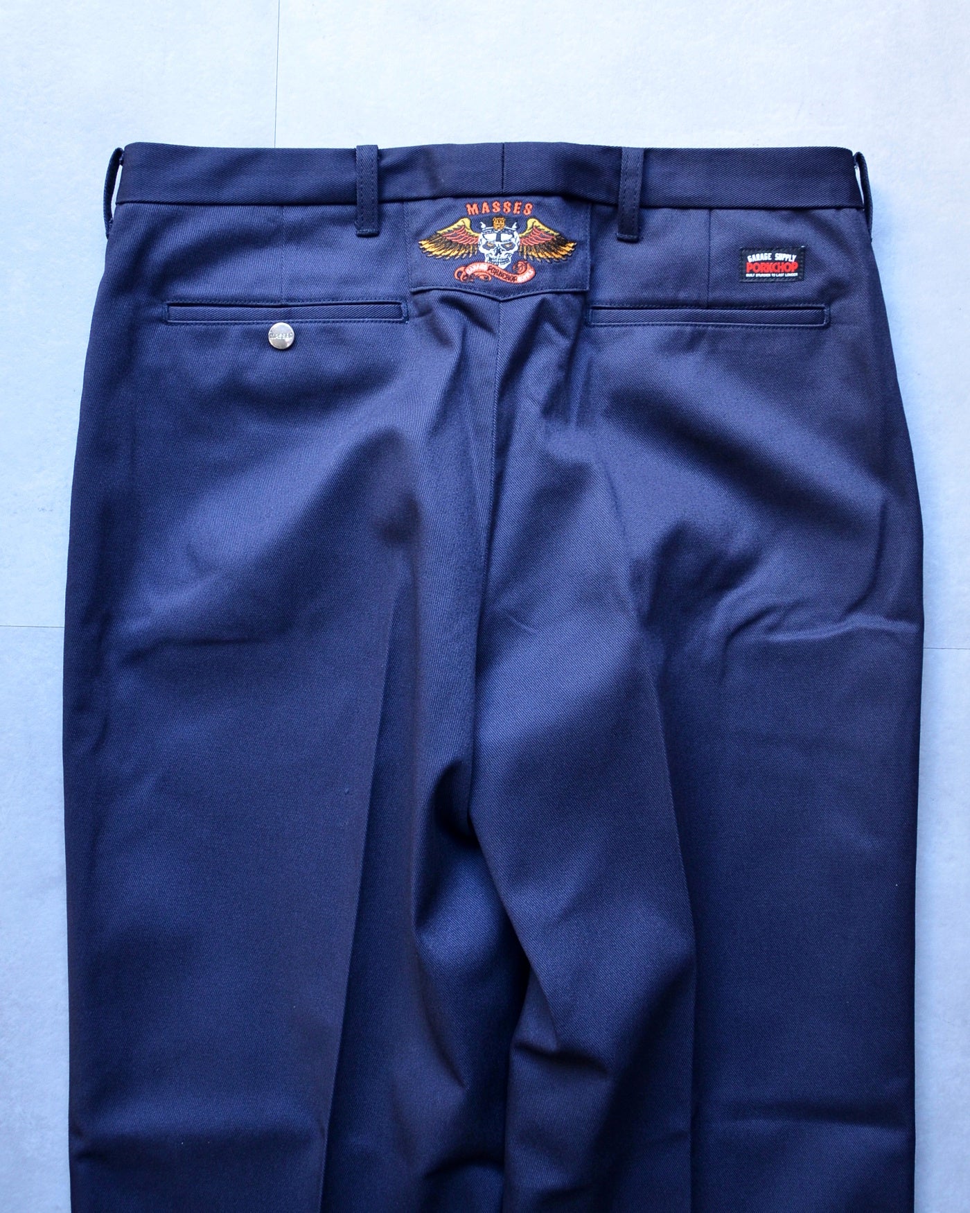 PORKCHOP | HOPSACK PANTS P - Navy