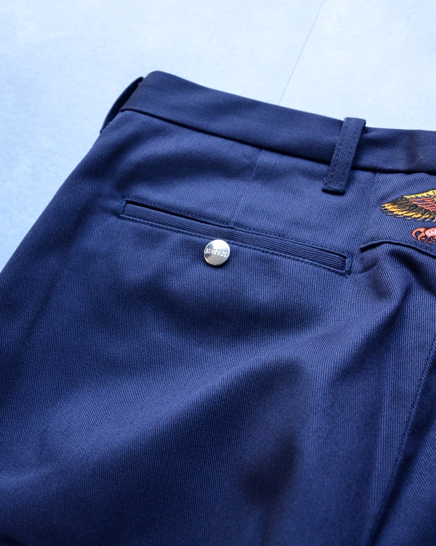 PORKCHOP | HOPSACK PANTS P - Navy