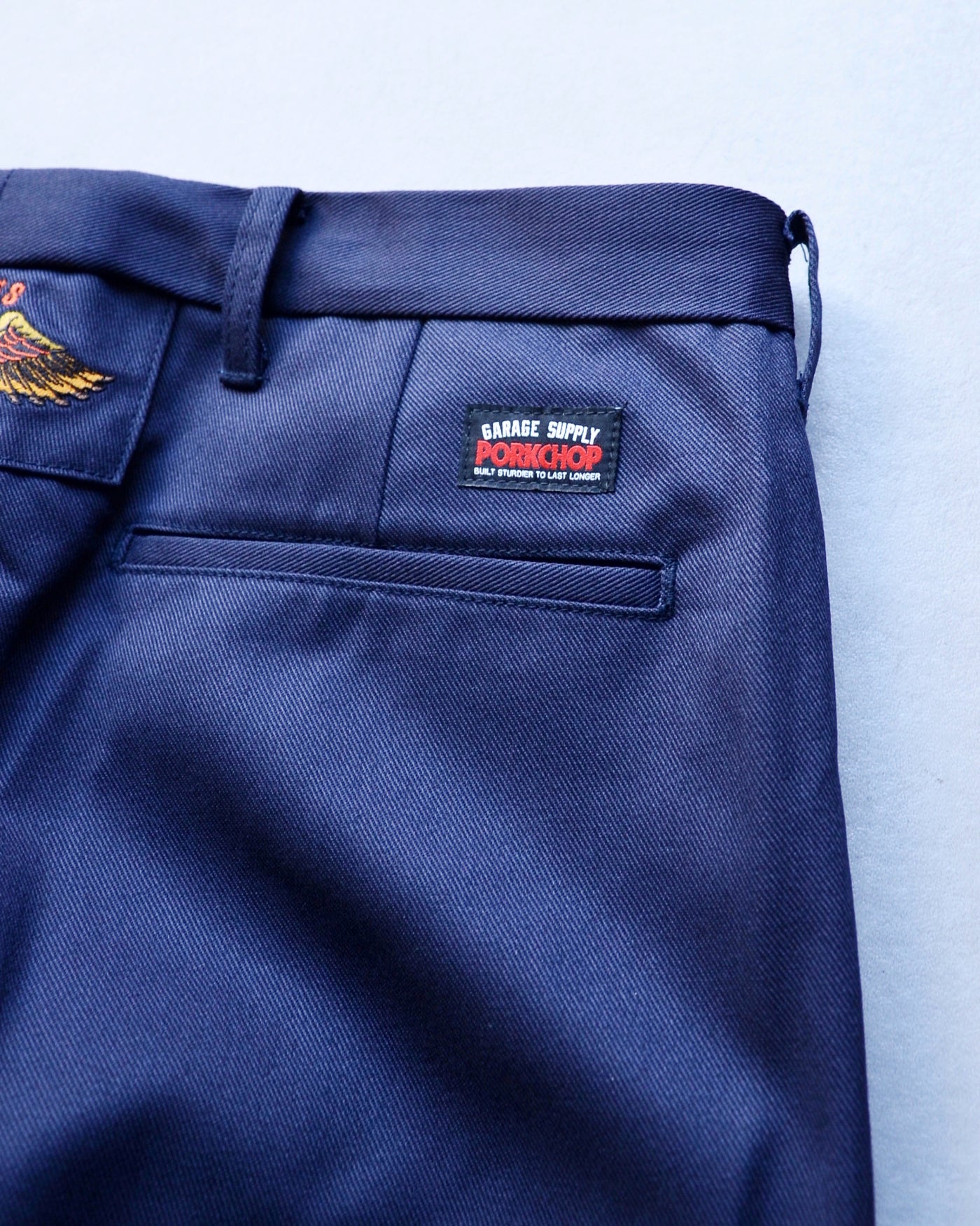 PORKCHOP | HOPSACK PANTS P - Navy