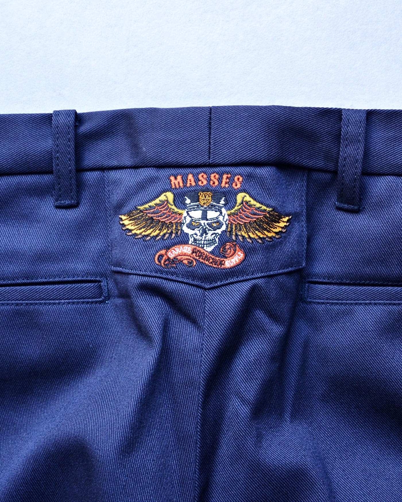 PORKCHOP | HOPSACK PANTS P - Navy