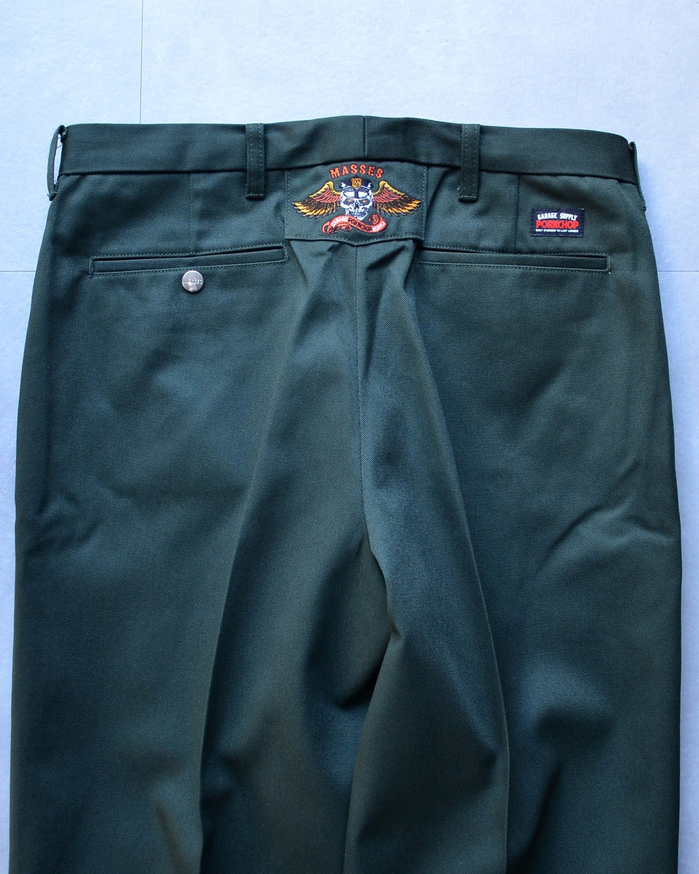 PORKCHOP | HOPSACK PANTS P - Green