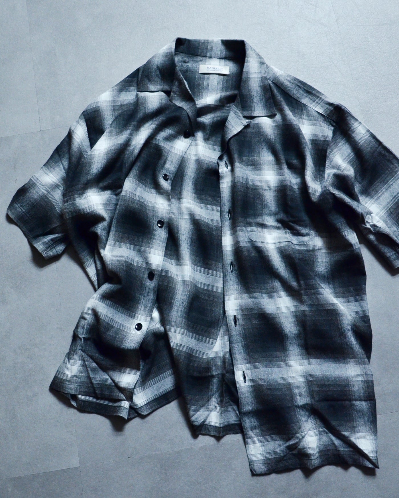 RADIALL | BELAIR - OPEN COLLARED SHIRT S/S