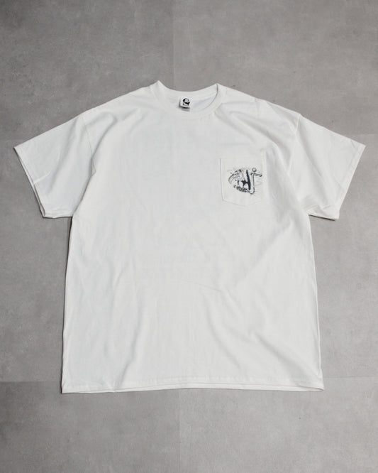 RUTHLESS | ROOST Poke S/S TEE - White