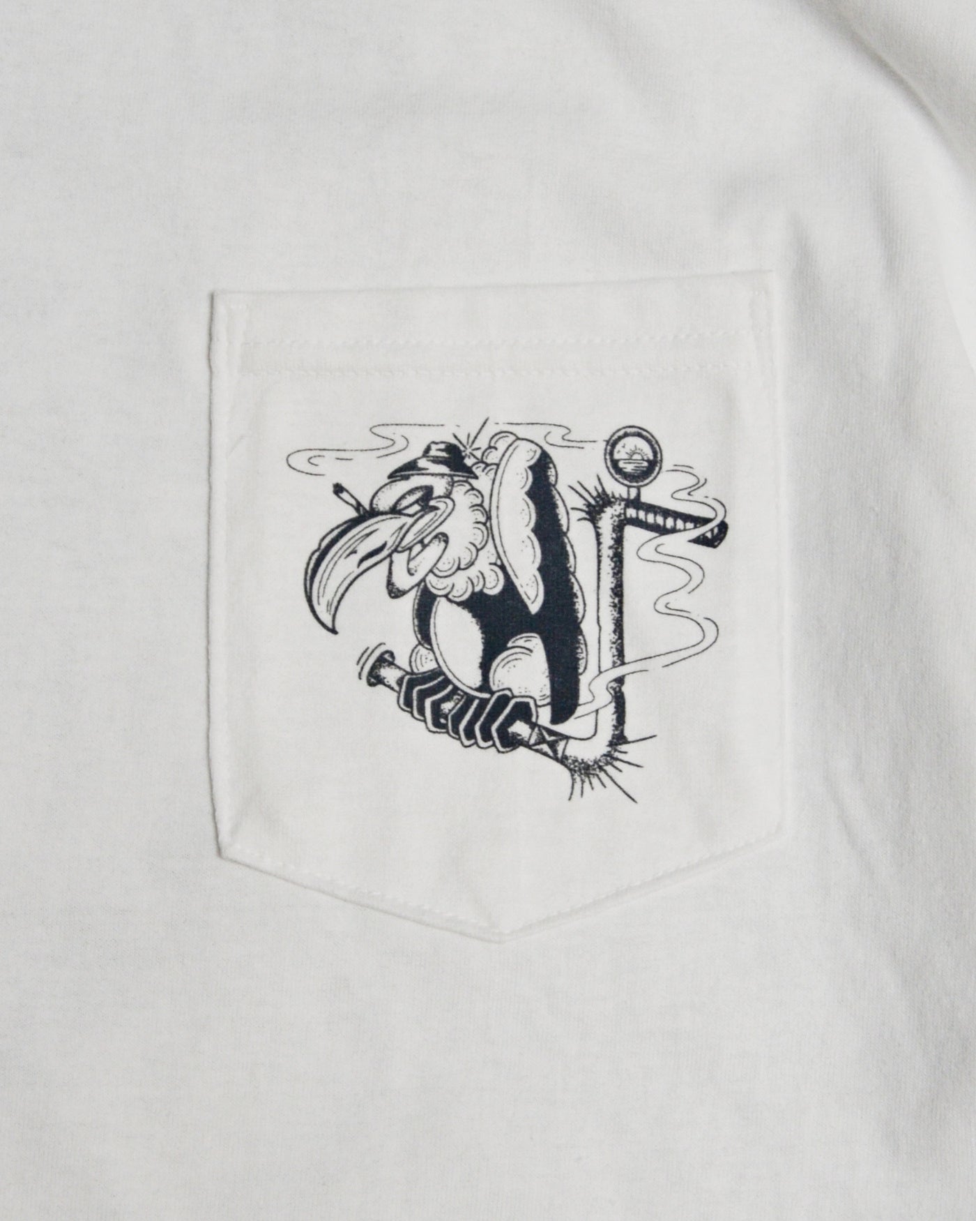 RUTHLESS | ROOST Poke S/S TEE - White