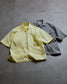 RADIALL | CUBA - OPEN COLLARED SHIRT S/S - Gray